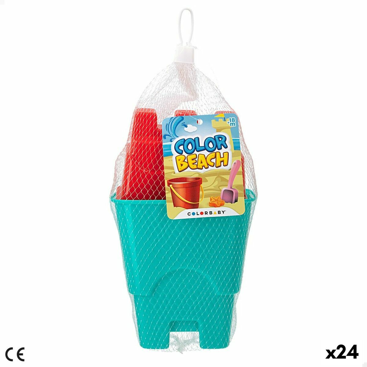 Набор пляжных игрушек Colorbaby 3 Предметы (24 штук)-2