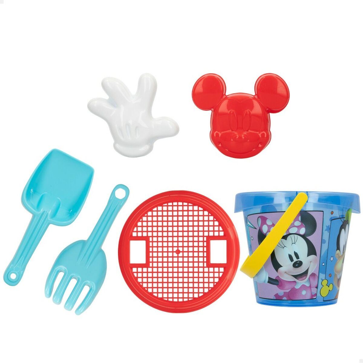 Набор пляжных игрушек Mickey Mouse Ø 14 cm Пластик (24 штук)-3