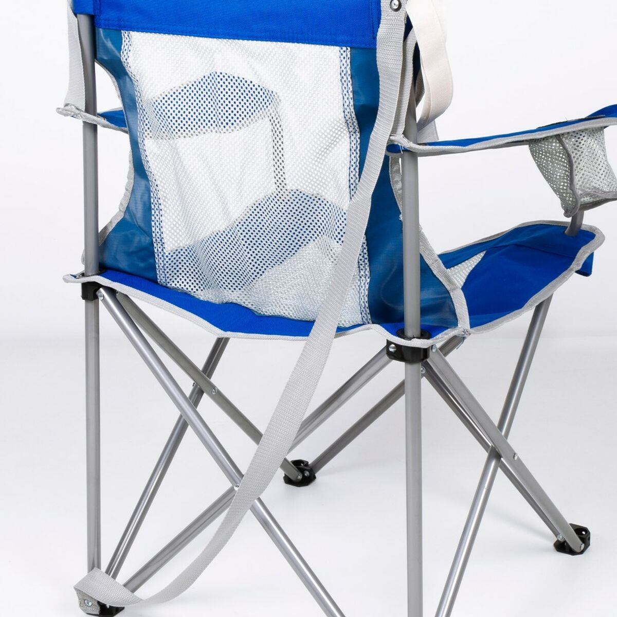Складной стул для кемпинга Aktive Синий Серый 46 x 82 x 46 cm (4 штук)-7