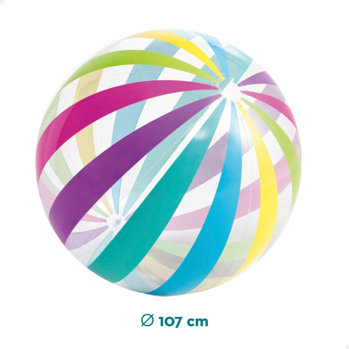 Пляжный мяч Intex Jumbo Ø 107 cm PVC (24 штук)-3