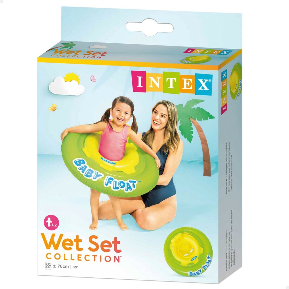 Детский поплавок Intex Жёлтый Зеленый Ø 76 cm (12 штук)-3