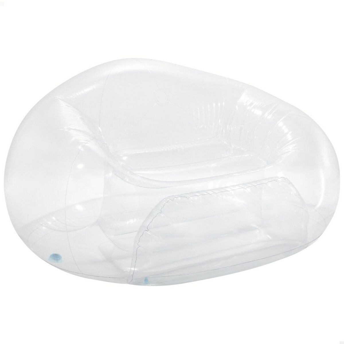 Надувное кресло для бассейна Intex Beanless Прозрачный 137 x 74 x 127 cm (4 штук)-2
