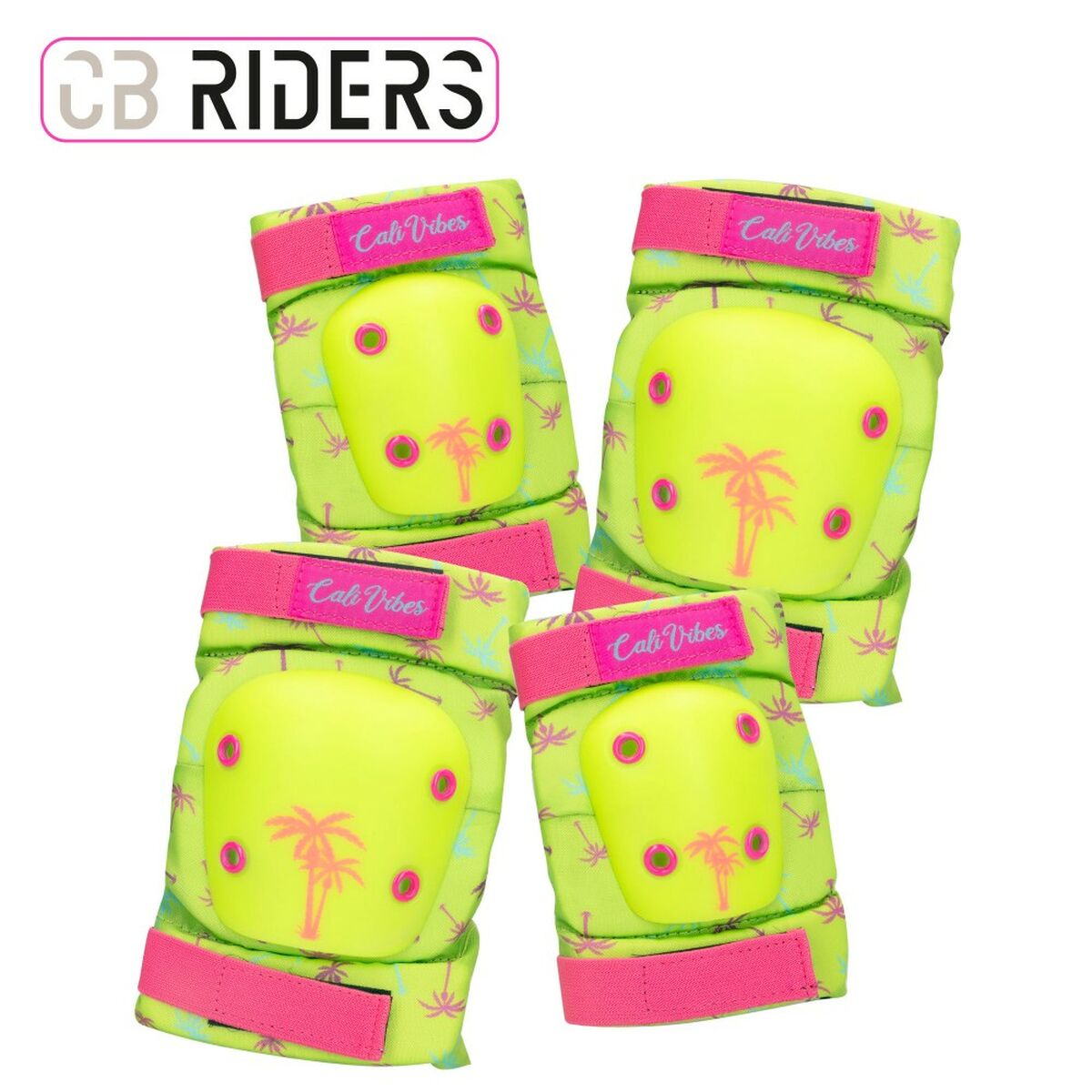 Спортивный защитный набор Colorbaby Neon Cali Vibes Жёлтый (4 штук)-7