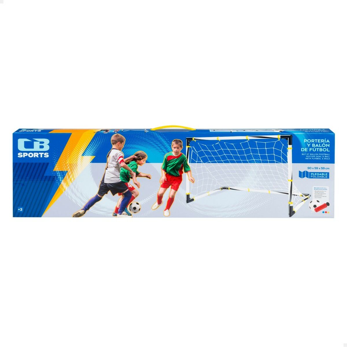 Футбольные ворота Colorbaby 90 x 59 x 59 cm Складной (4 штук)-6