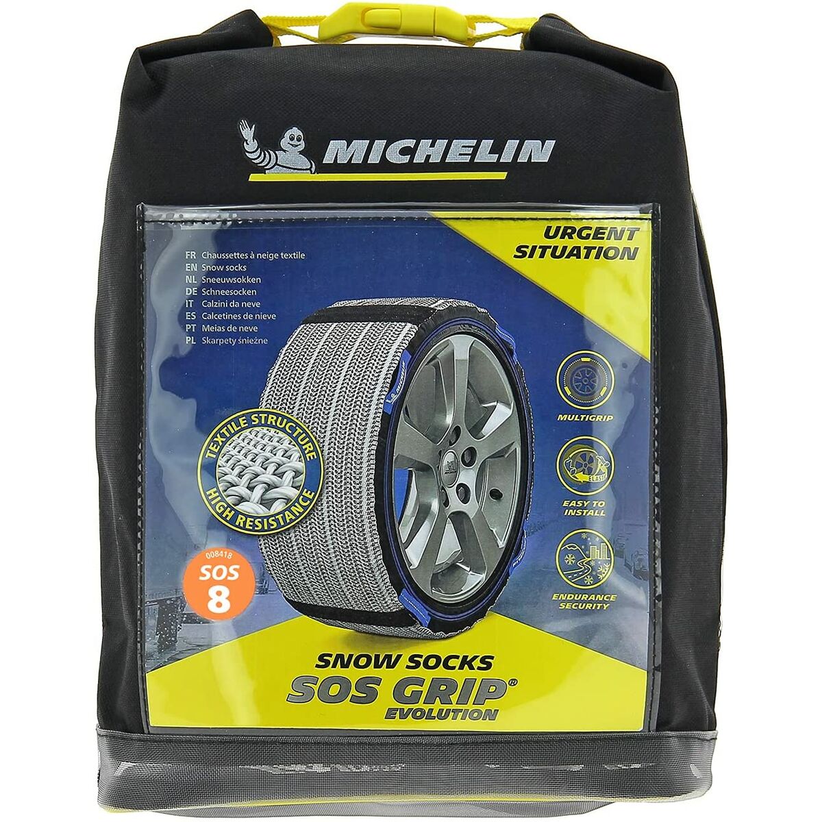 Автомобильные цепи противоскольжения Michelin SOS GRIP EVO 8-2