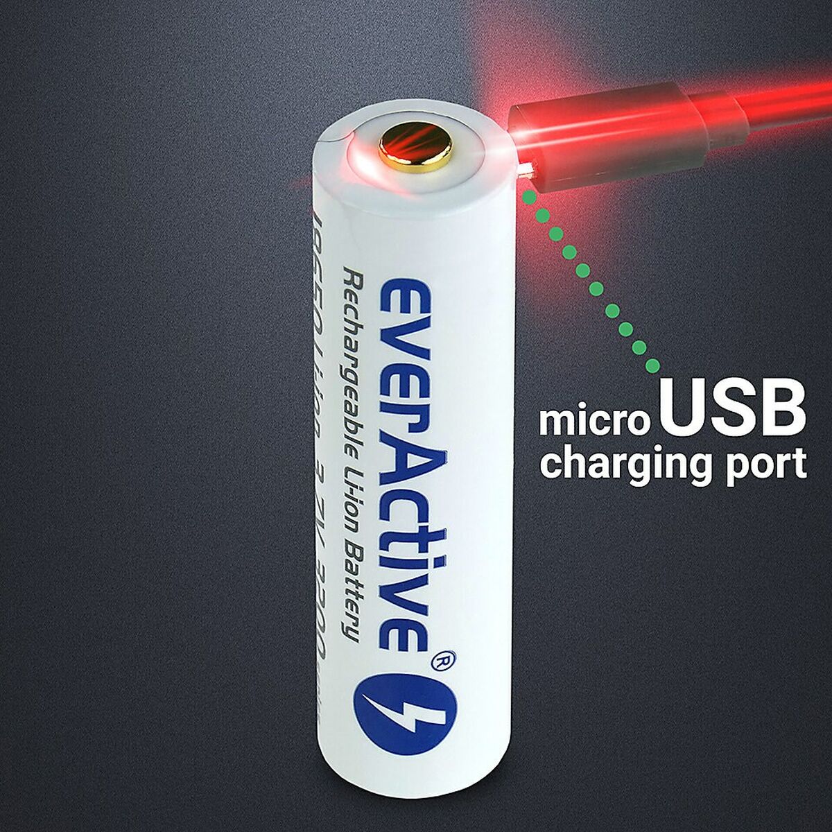 Аккумуляторная батарейка EverActive FWEV1865032MBOX 3200 mAh 3,7 V 18650-6