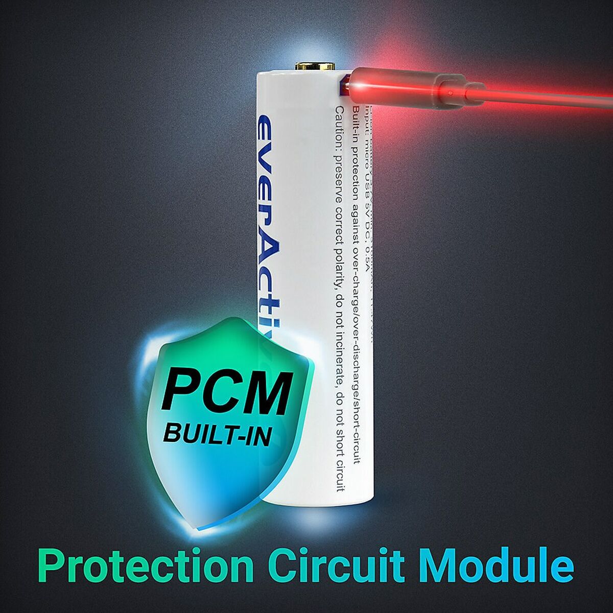 Аккумуляторная батарейка EverActive FWEV1865032MBOX 3200 mAh 3,7 V 18650-7