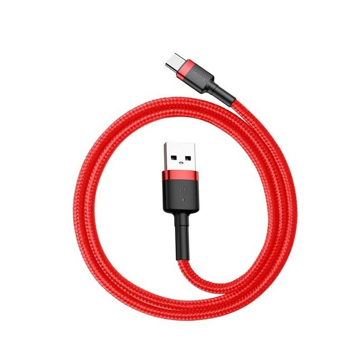 Кабель USB A — USB C Baseus Cafule Красный 24 2 m-2