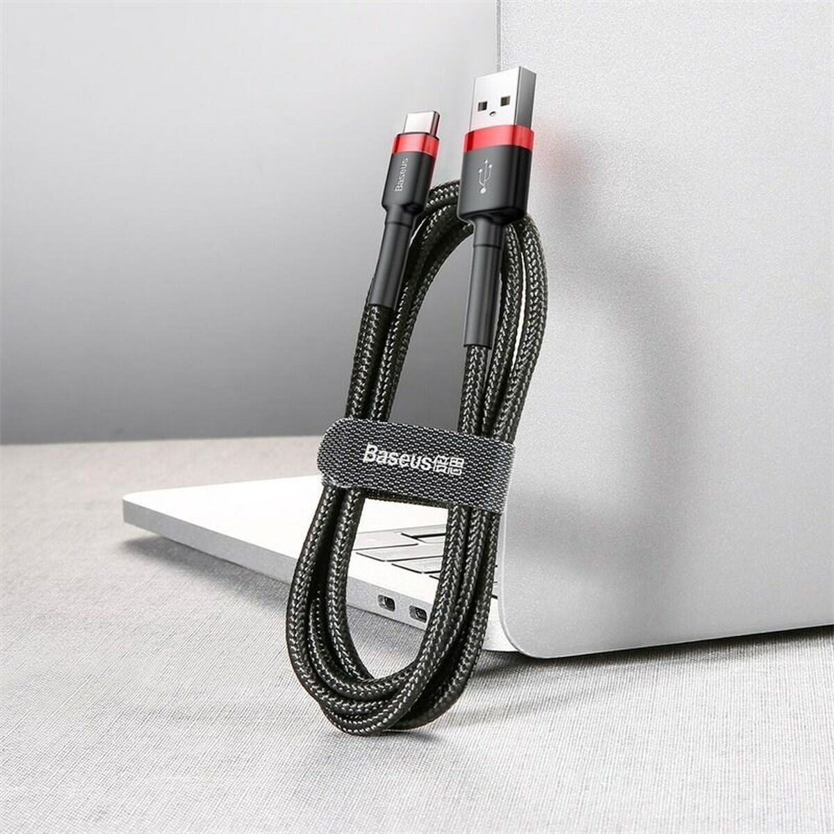 Кабель USB A — USB C Baseus Cafule Чёрный 2 m-2