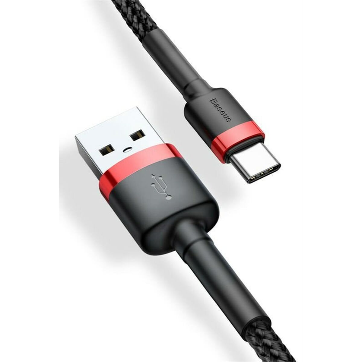 Кабель USB A — USB C Baseus Cafule Чёрный 2 m-6