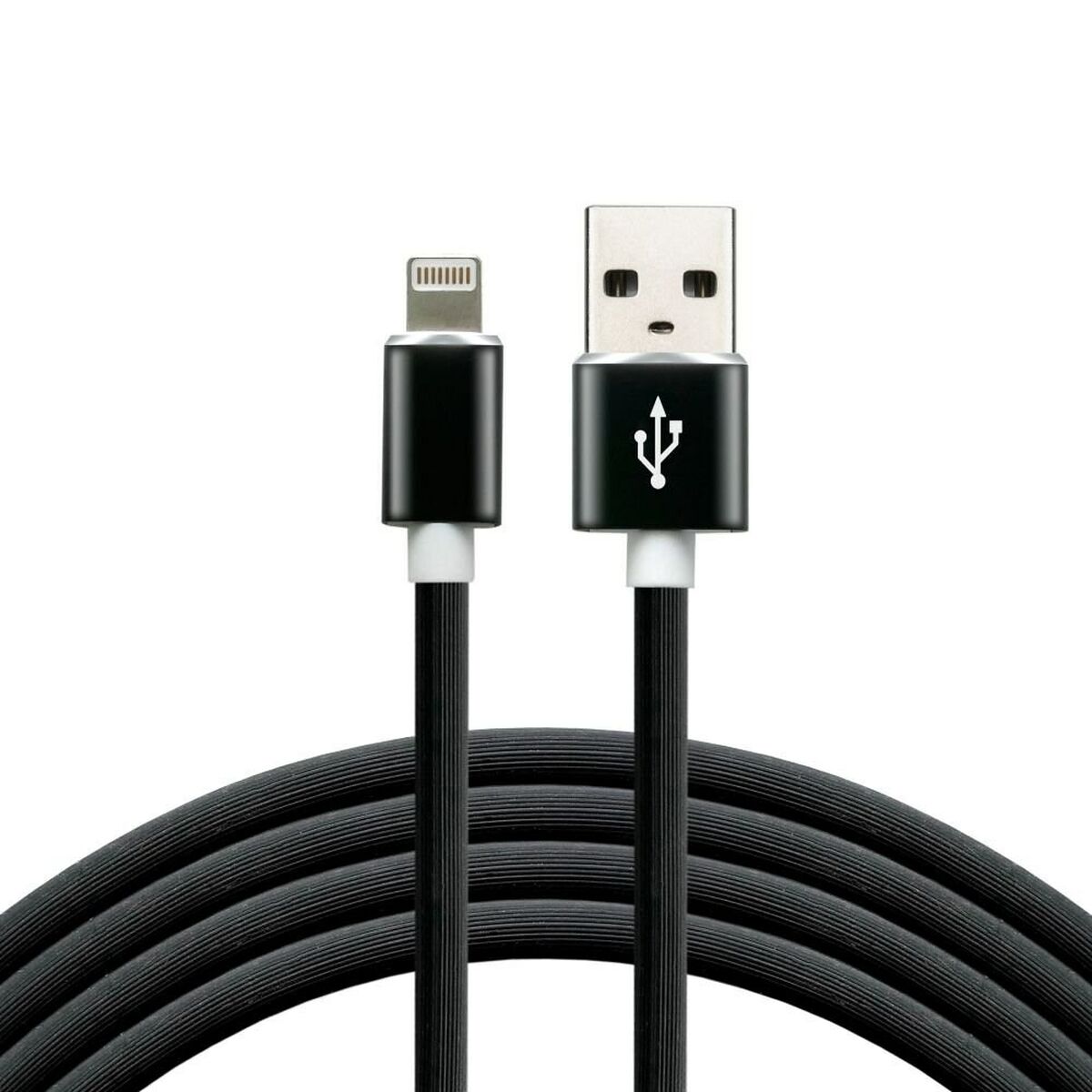 Кабель USB—Lightning EverActive CBS-1IB Чёрный 1 m-3