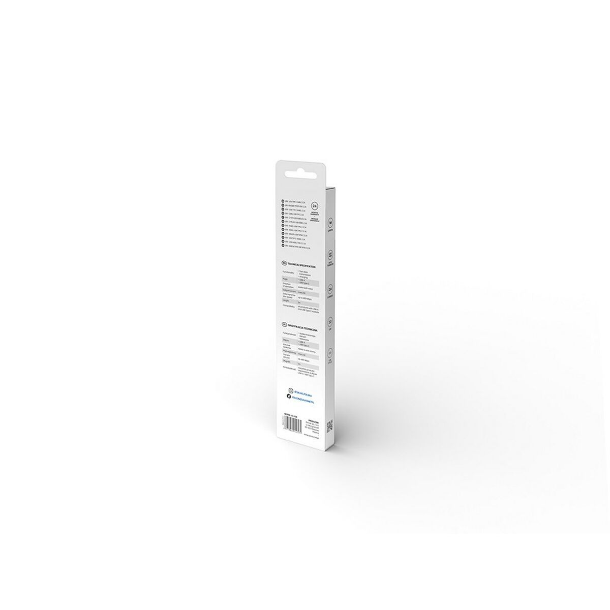 Cavo USB A - USB C Savio CL-125 Bianco 1 m-2