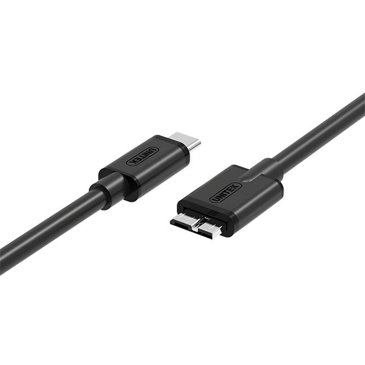 Кабель USB C — Micro USB B Unitek Y-C475BK Чёрный 1 m-2