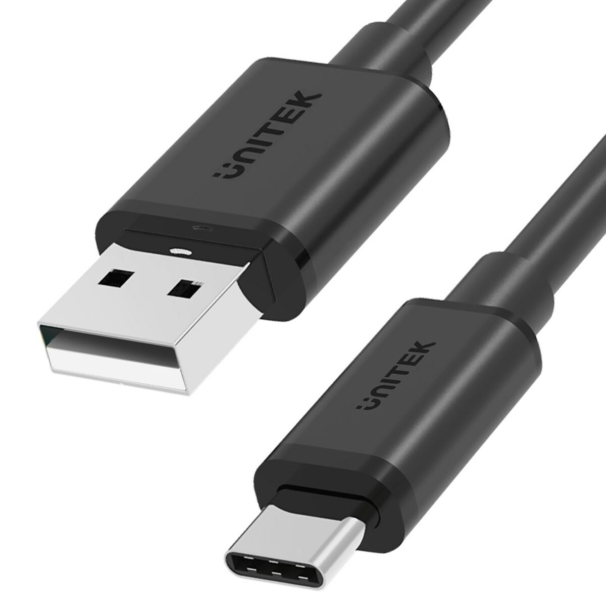 Кабель USB A — USB C Unitek Y-C481BK Белый 50 cm-2