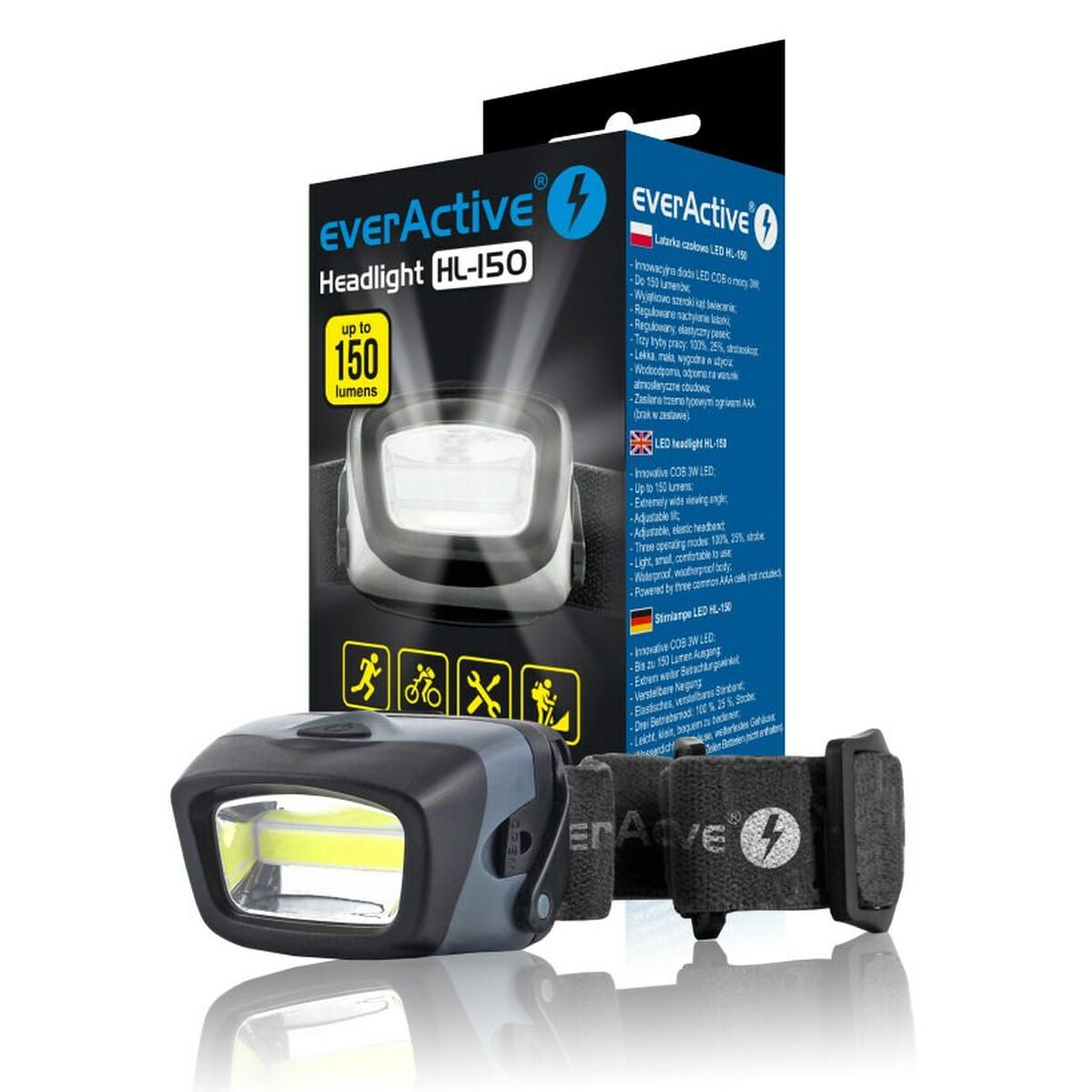 EverActive HL150 3 W 150 Lm flashlight
