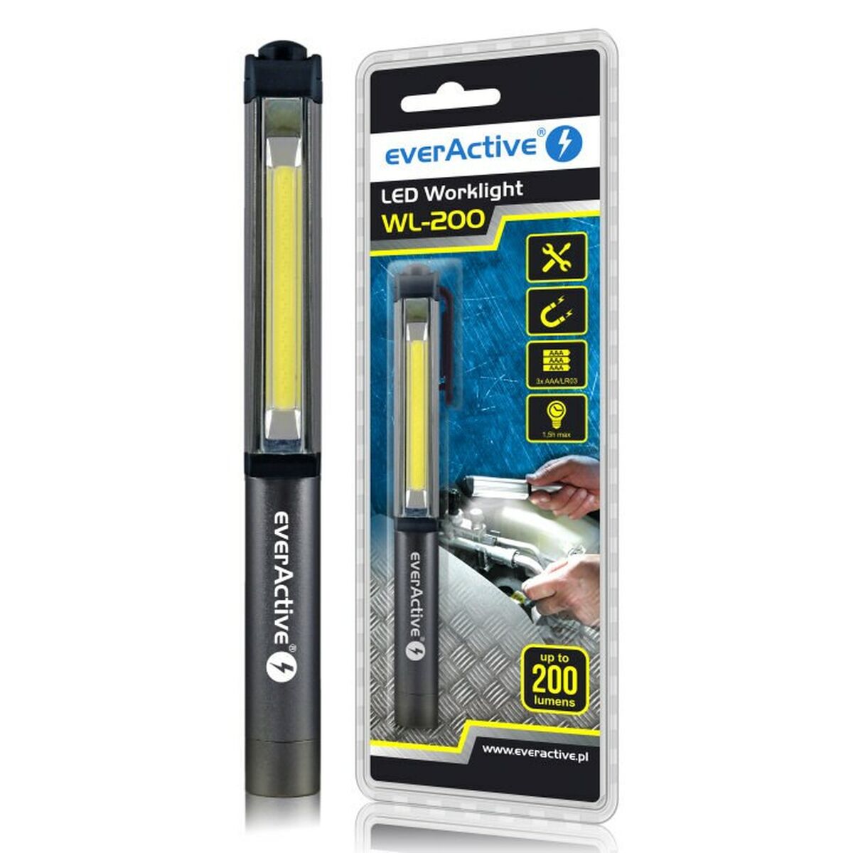 Фонарь EverActive WL200 3 W 200 Lm-2