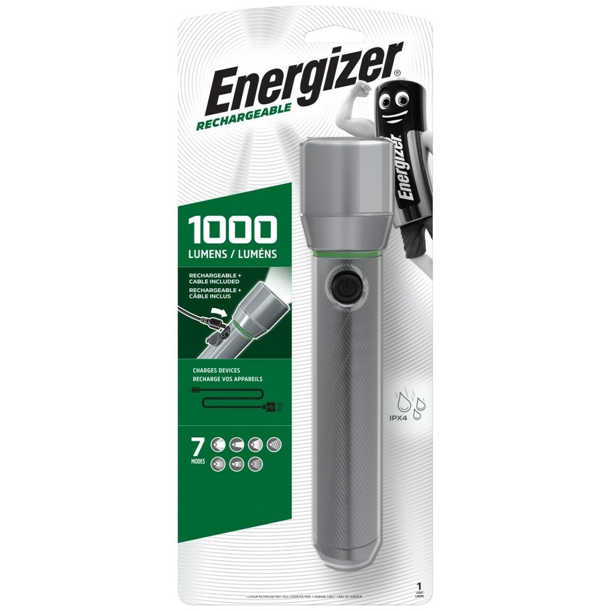 Фонарь LED Energizer Metal Vision HD 1000 Lm 250 Lm-2