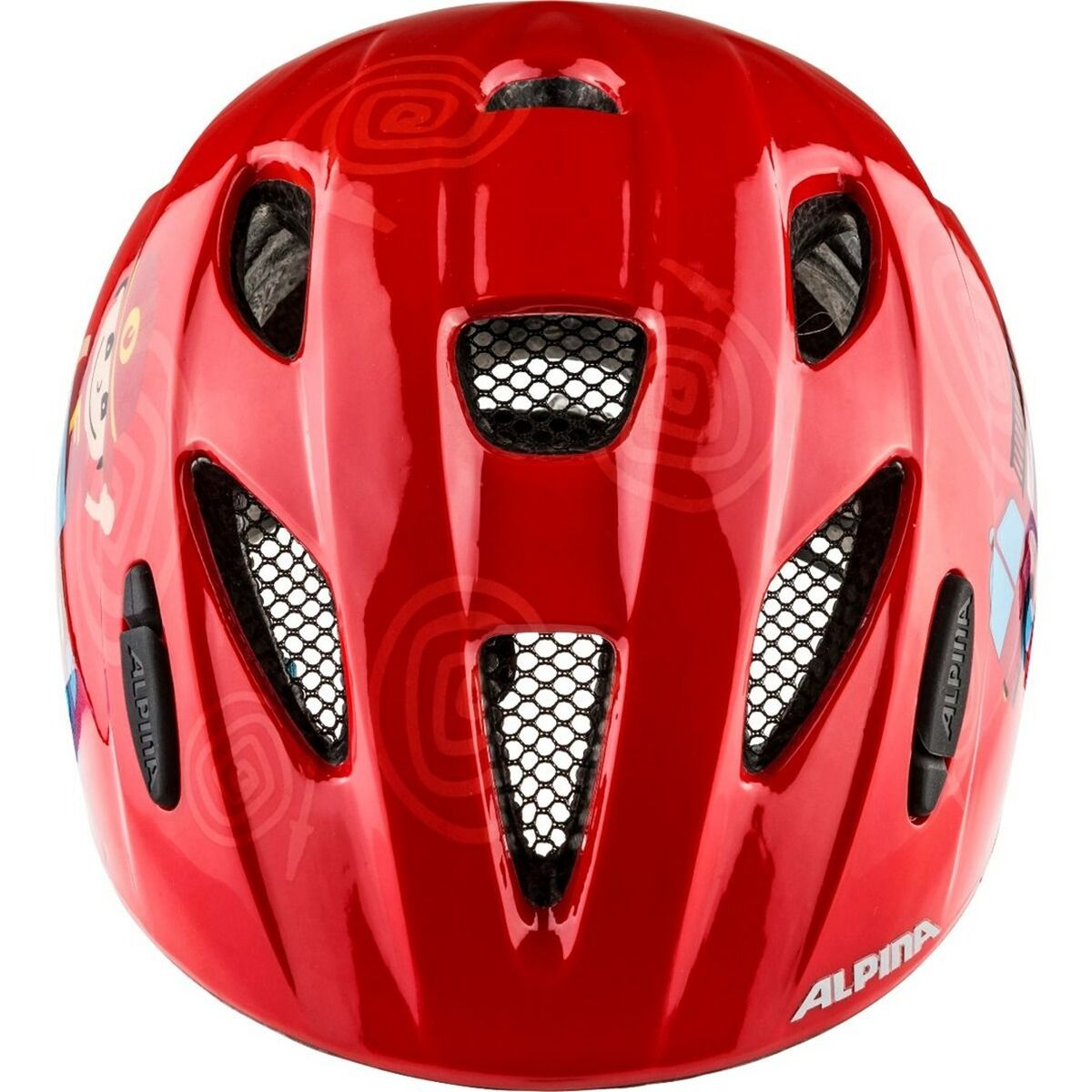 Взрослый велошлем Alpina Ximo Синий Красный Набивной 49-54 cm-3