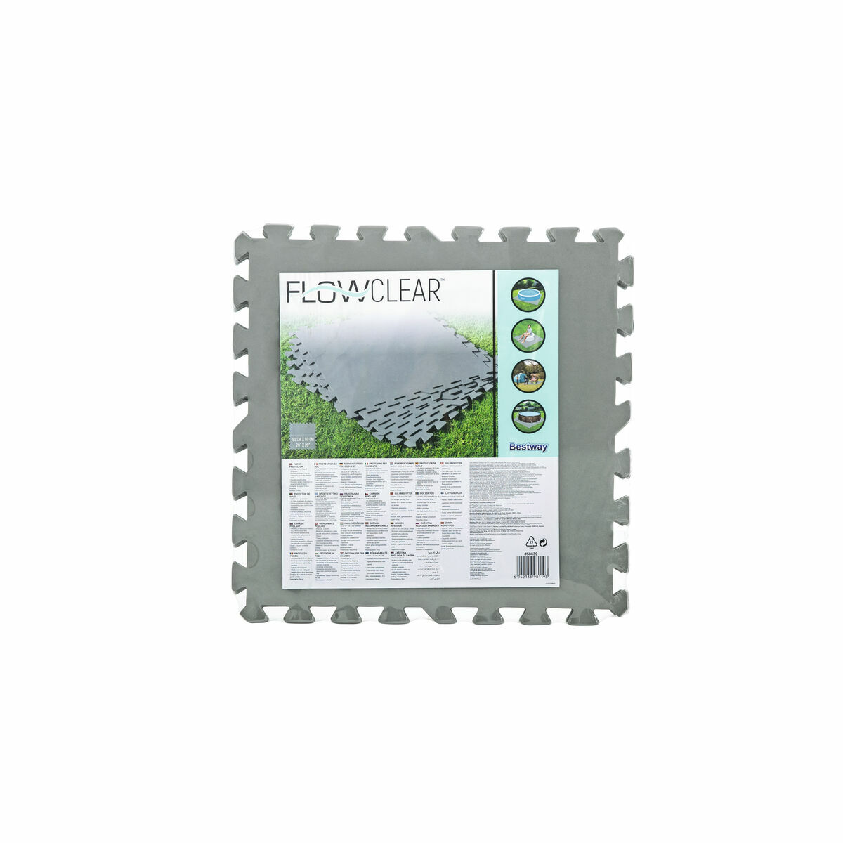Коврик-паззл Bestway 58639 Взаимозаменяемая плитка-3