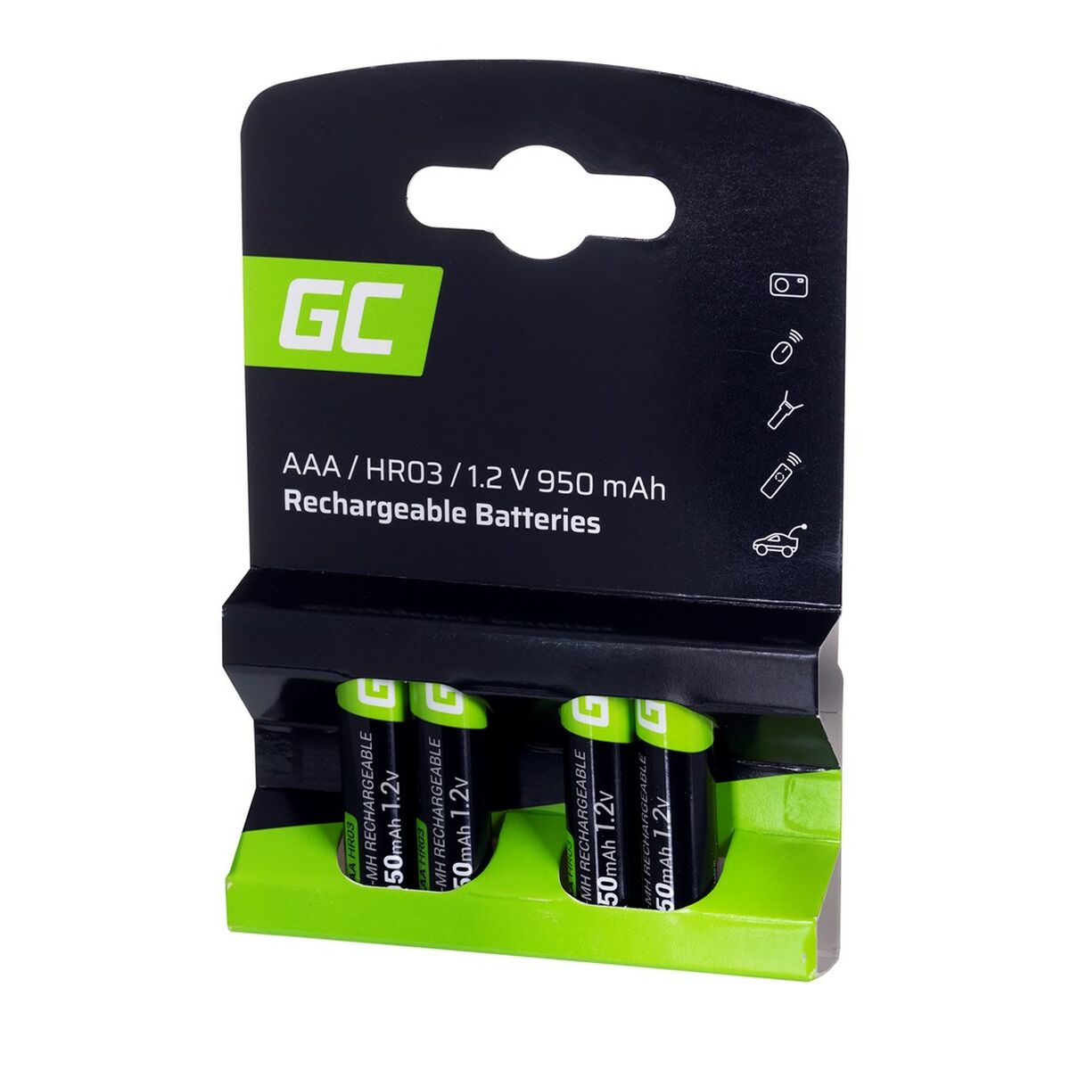 Аккумуляторные батарейки Green Cell GR03 950 mAh 1,2 V AAA-2