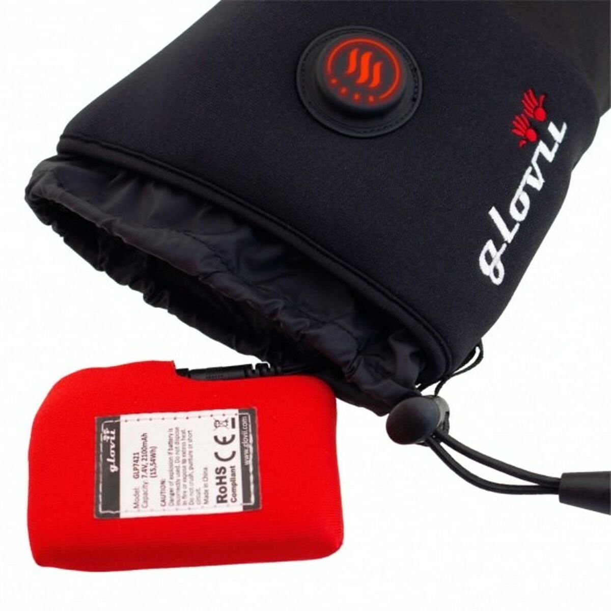 Перчатки Glovii GLBXL Чёрный-3