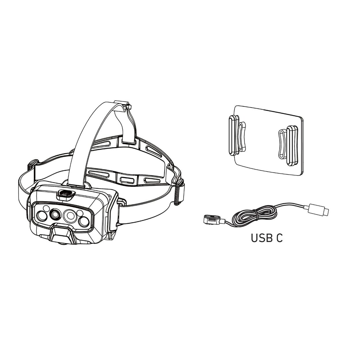 Светодиодная система для головы Ledlenser HF8R Core Чёрный 1600 lm-6