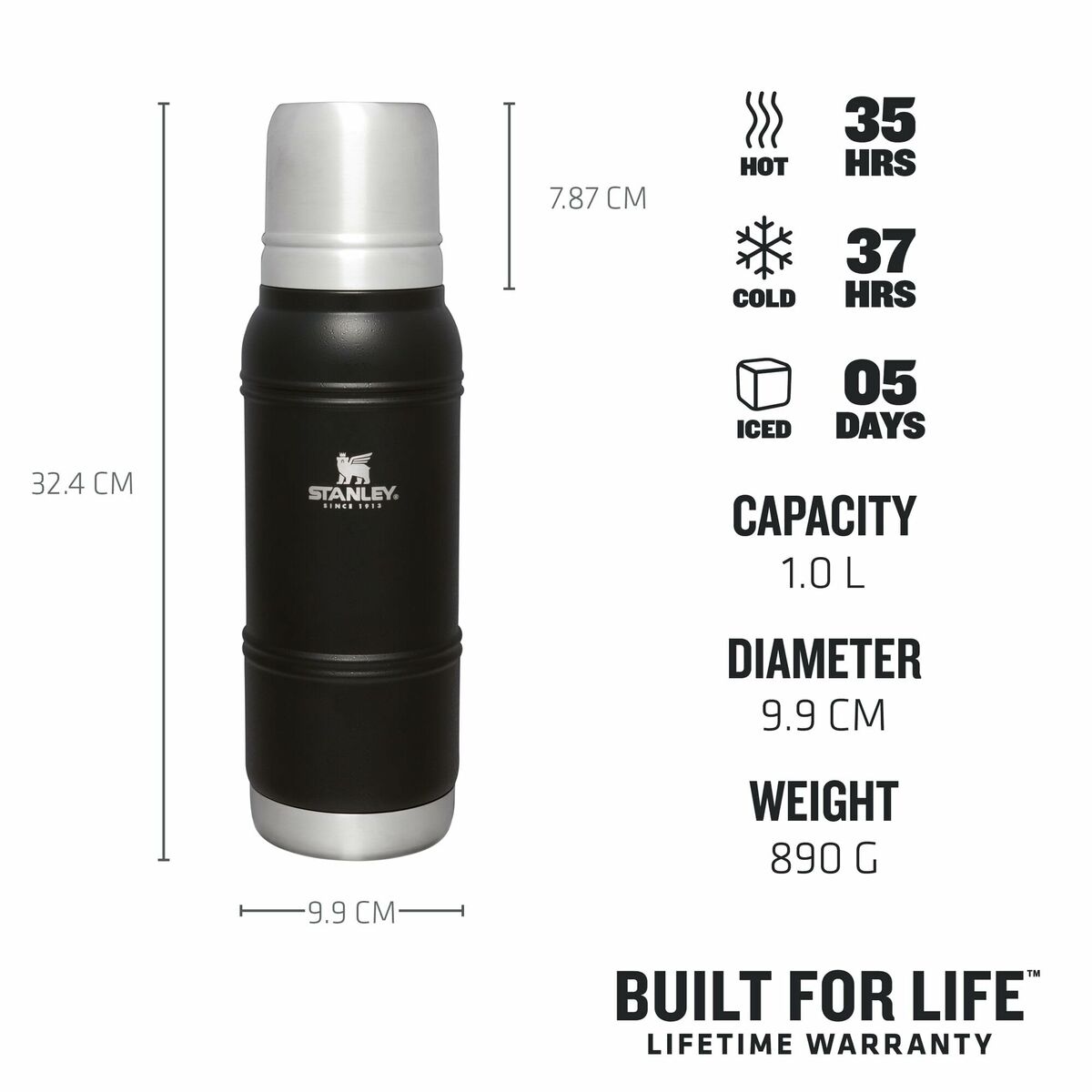 Tepmoc Stanley The Artisan 1,4 L Чёрный-4