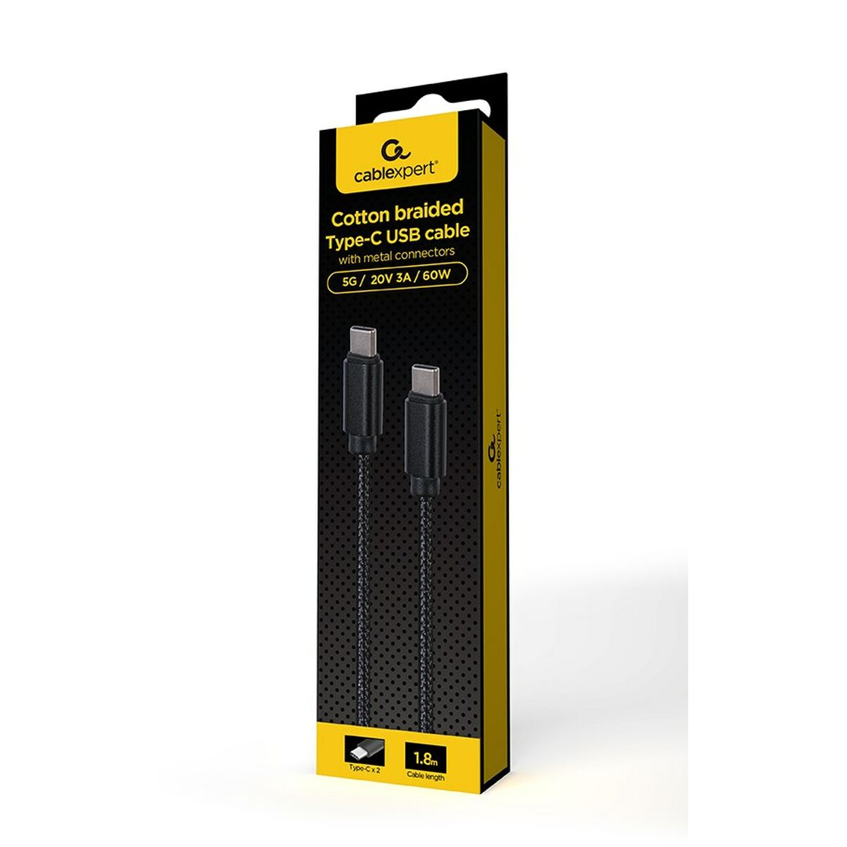USB-C-кабель GEMBIRD CCDB-mUSB2B-CMCM-6 Чёрный 1,8 m-2