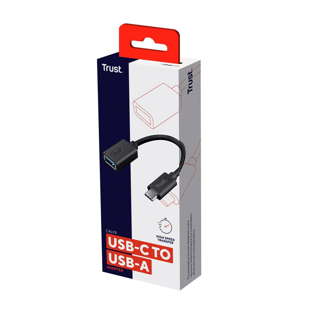 Адаптер USB - USB-C Trust 20967 Чёрный-3