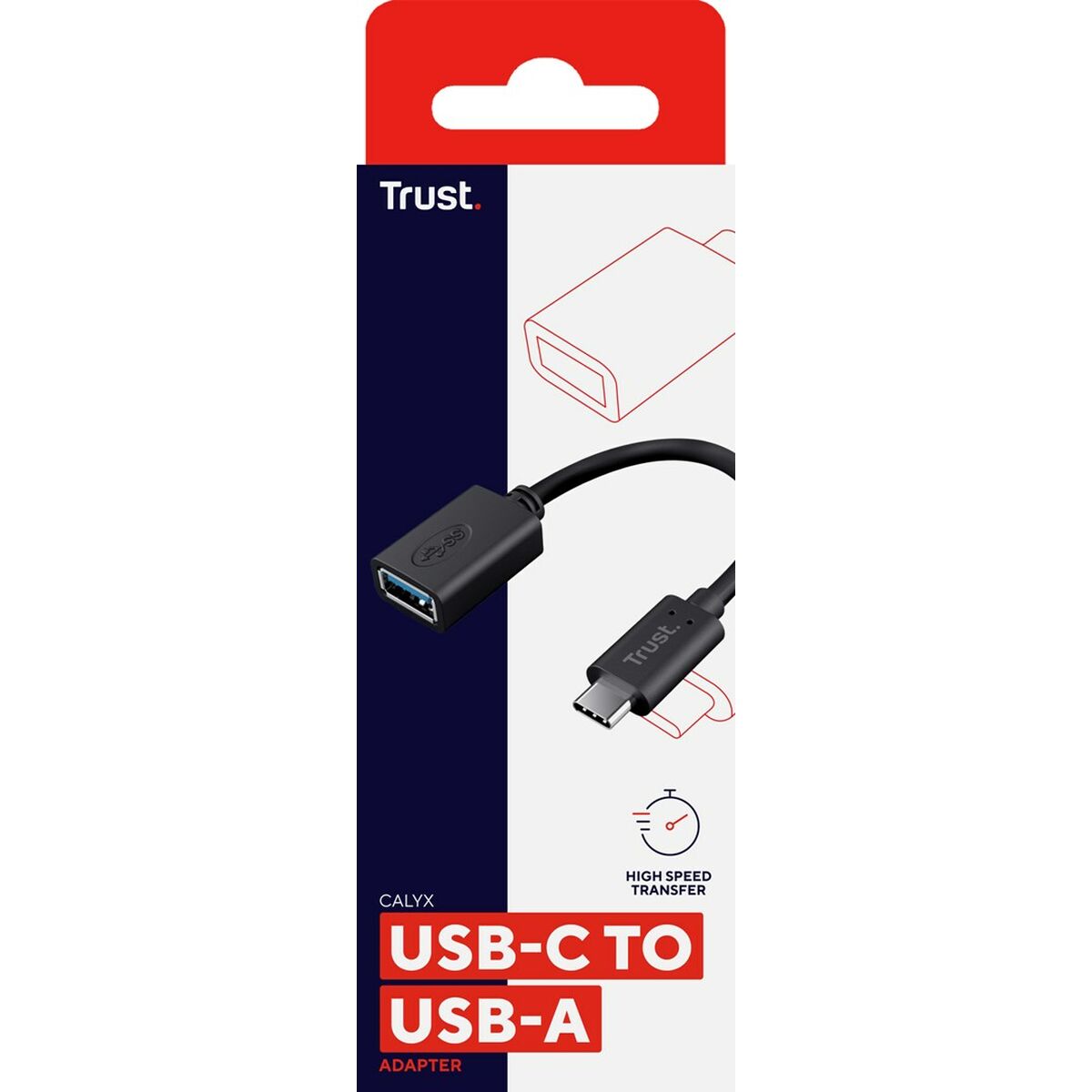 Адаптер USB - USB-C Trust 20967 Чёрный-4