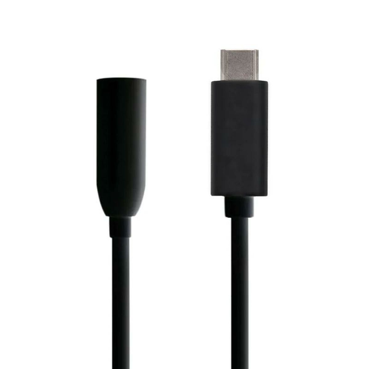 Адаптер USB-C—Jack 3.5 mm Aisens A109-0348 Чёрный 15 cm (1 штук)-2