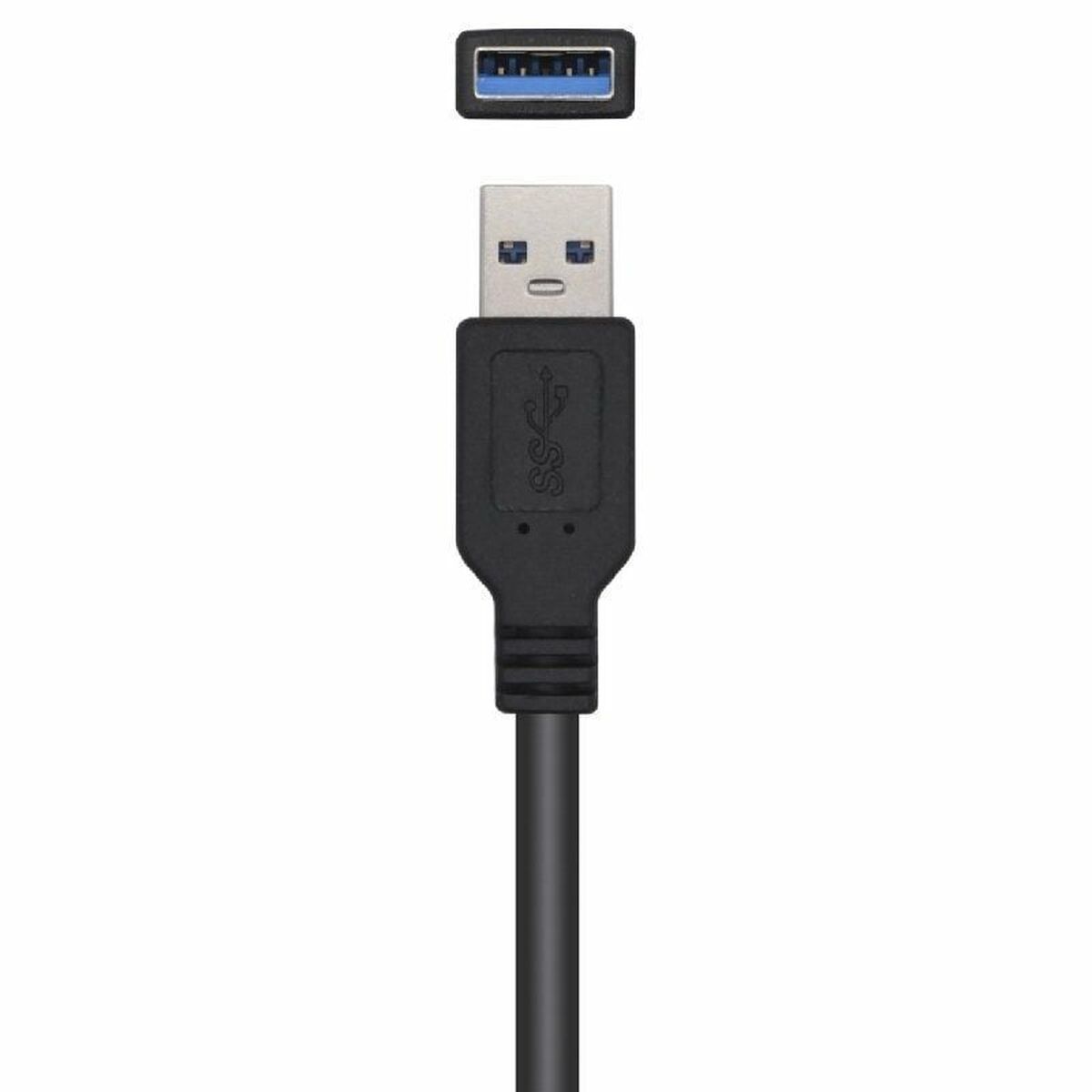 Удлинительный USB-кабель Aisens A105-0525 Чёрный 5 m (1 штук)-3