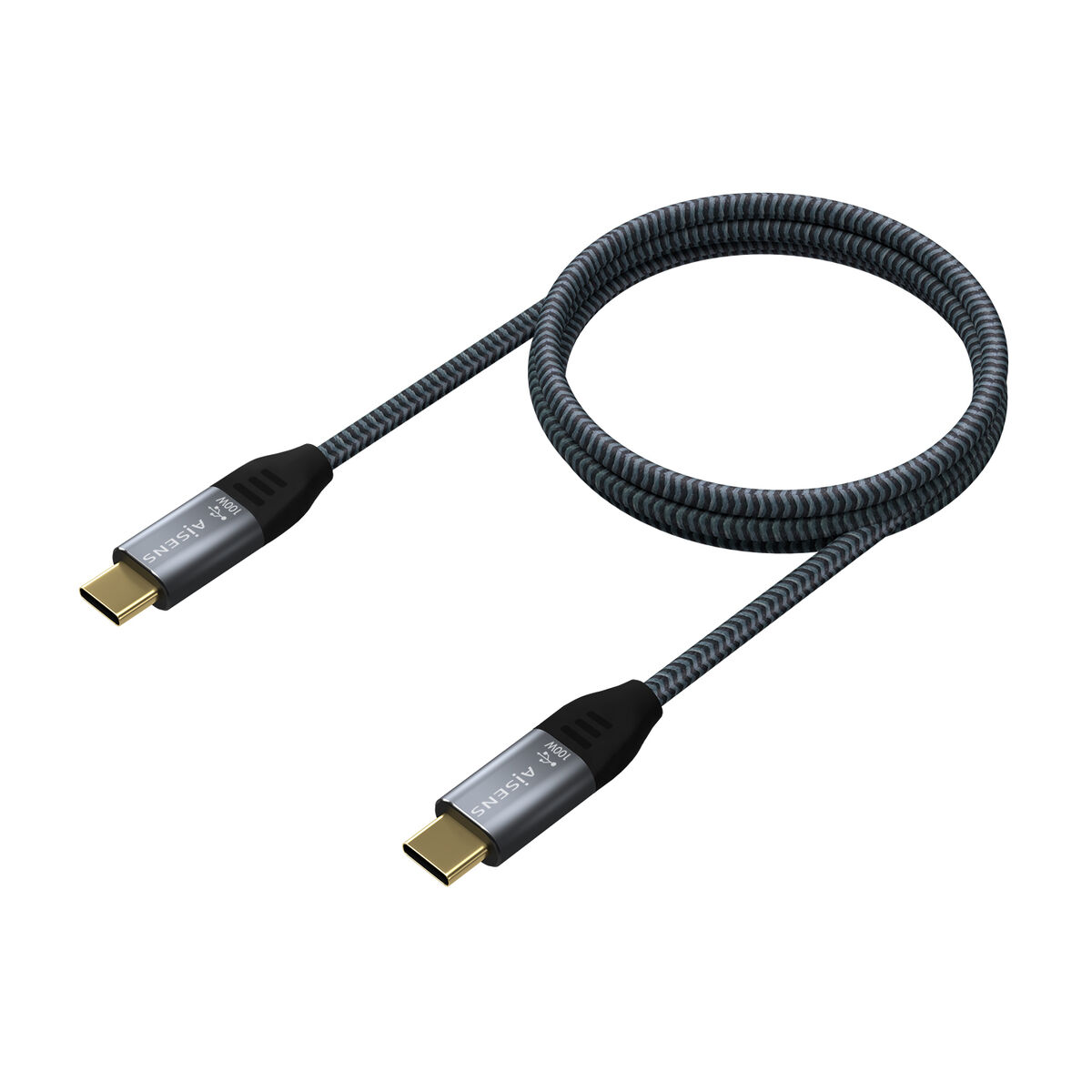 USB-C-кабель Aisens A107-0628 1 m Серый (1 штук)-2
