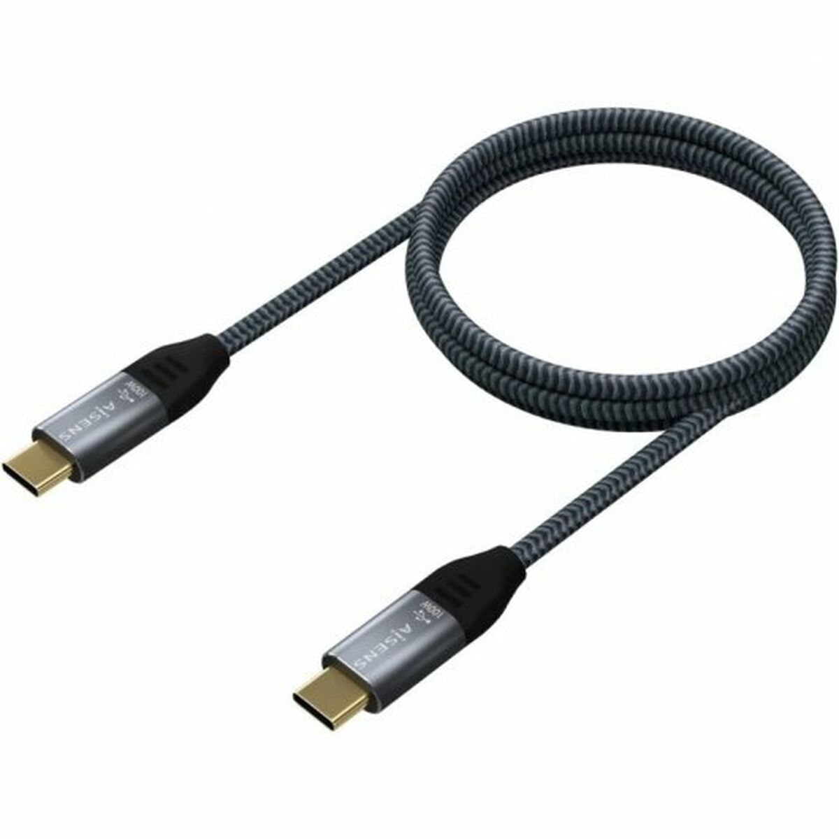 USB-C-кабель Aisens A107-0670 60 cm Серый (1 штук)-2