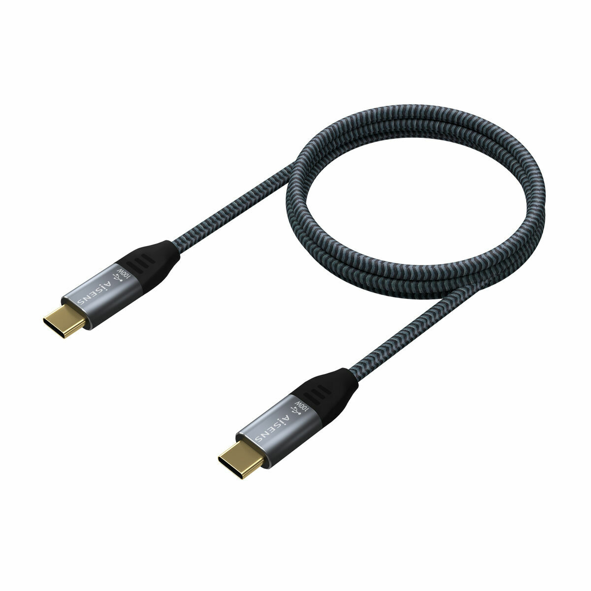 USB-C-кабель Aisens A107-0671 1 m Серый (1 штук)-2