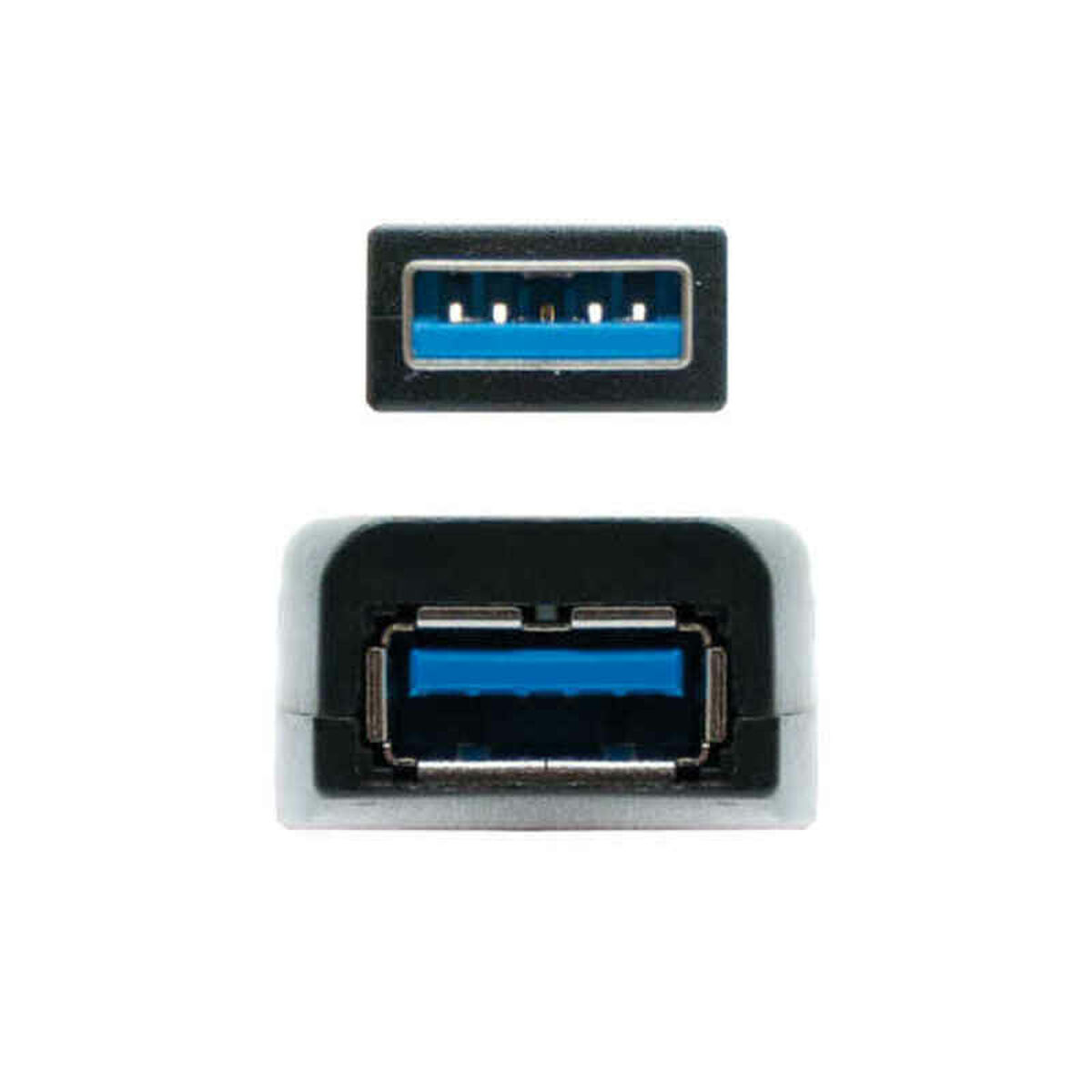 Удлинительный USB-кабель TooQ 10.01.0313 Чёрный 15 m 5 Gbps-2