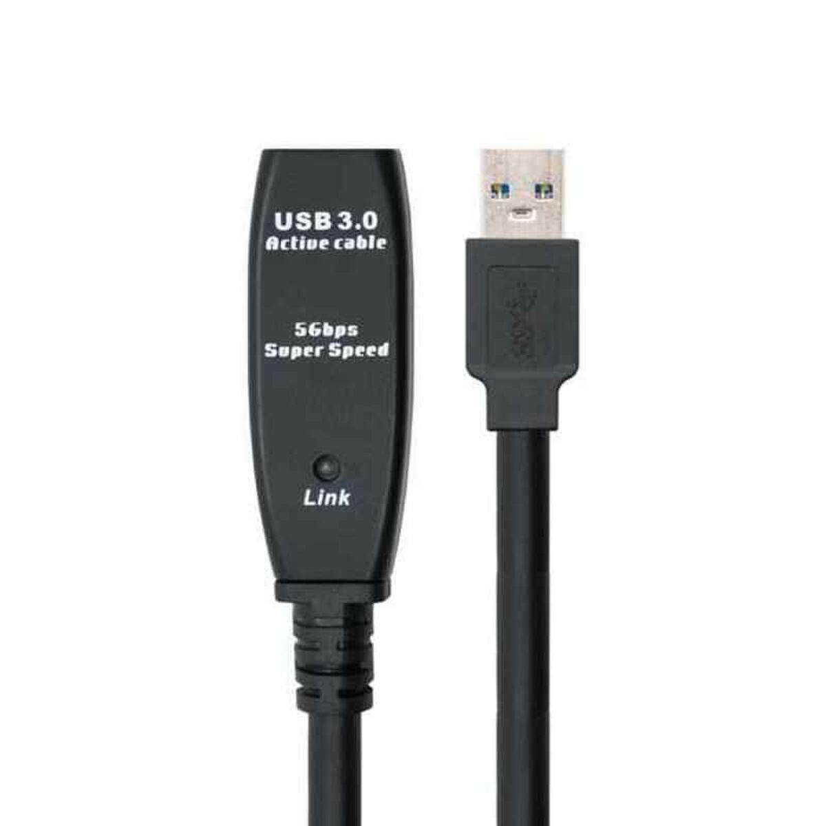 Удлинительный USB-кабель TooQ 10.01.0313 Чёрный 15 m 5 Gbps-4