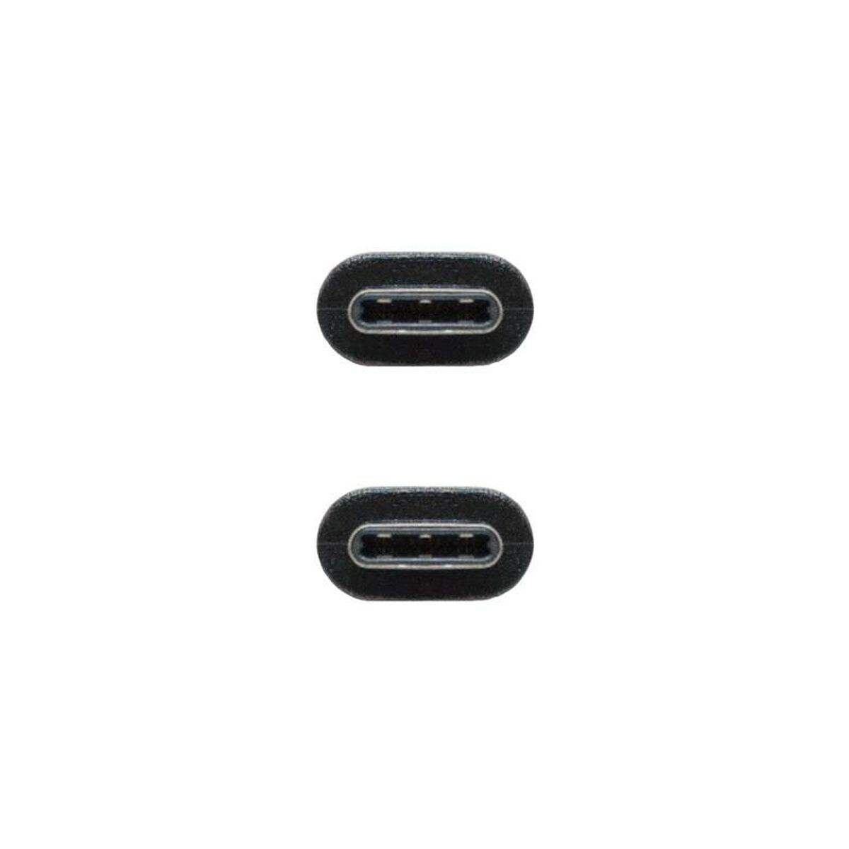 USB-C-кабель NANOCABLE USB 2.0, 2m Чёрный 2 m-2