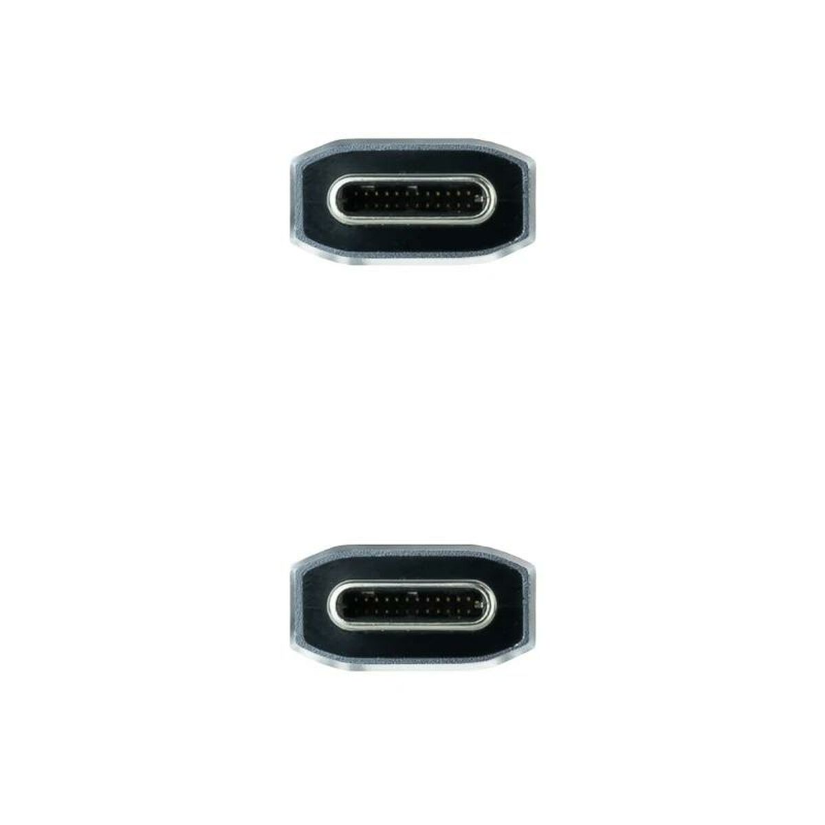 USB-C-кабель NANOCABLE 10.01.4101-COMB Зеленый 1 m (1 штук)-3