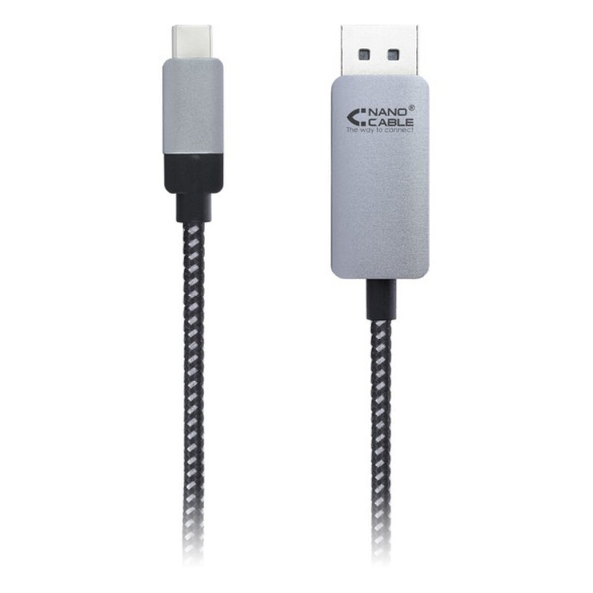 Адаптер USB-C—DisplayPort NANOCABLE 10.15.5002 Чёрный-2