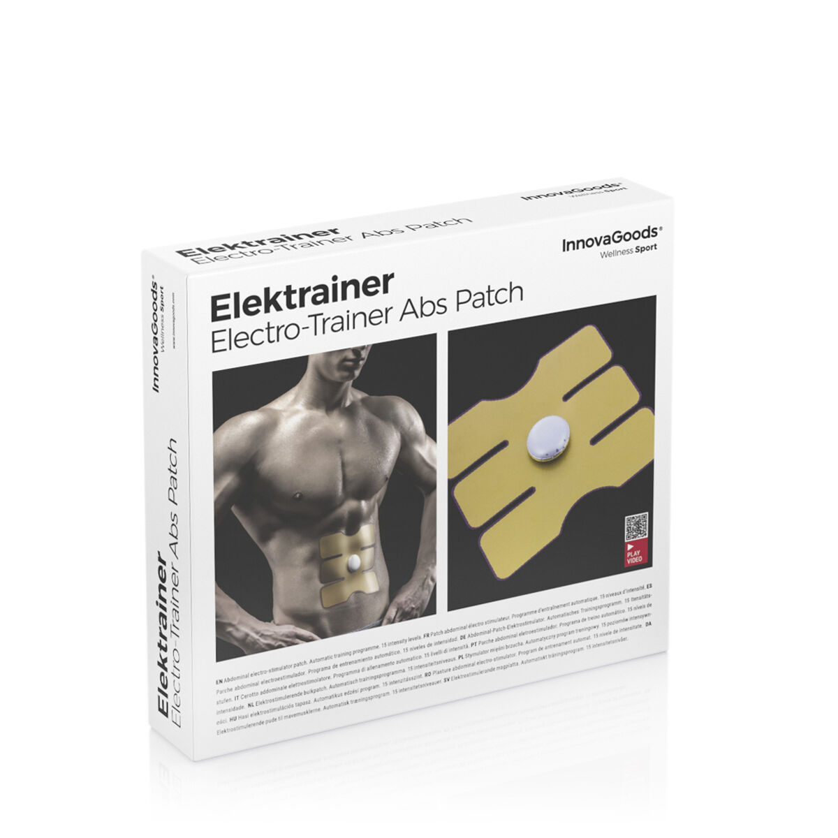 Электростимулирующий Пластырь для Мышц Пресса Elektrainer InnovaGoods-8