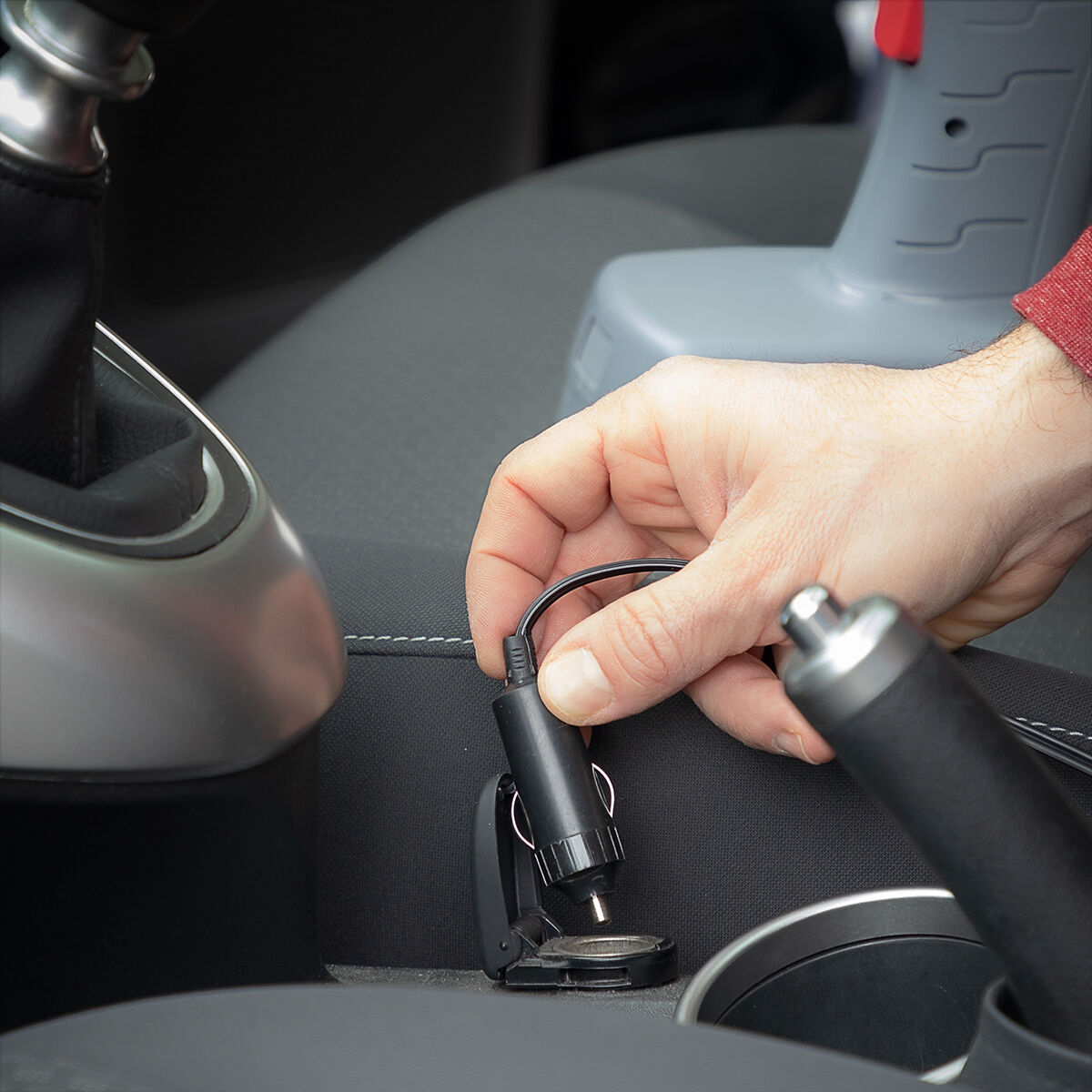 Портативный воздушный компрессор со светодиодом Airpro+ InnovaGoods-7