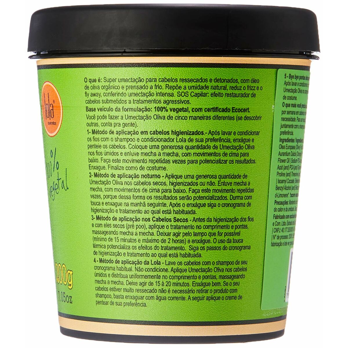 Капиллярная маска Lola Cosmetics Olive 200 g-2