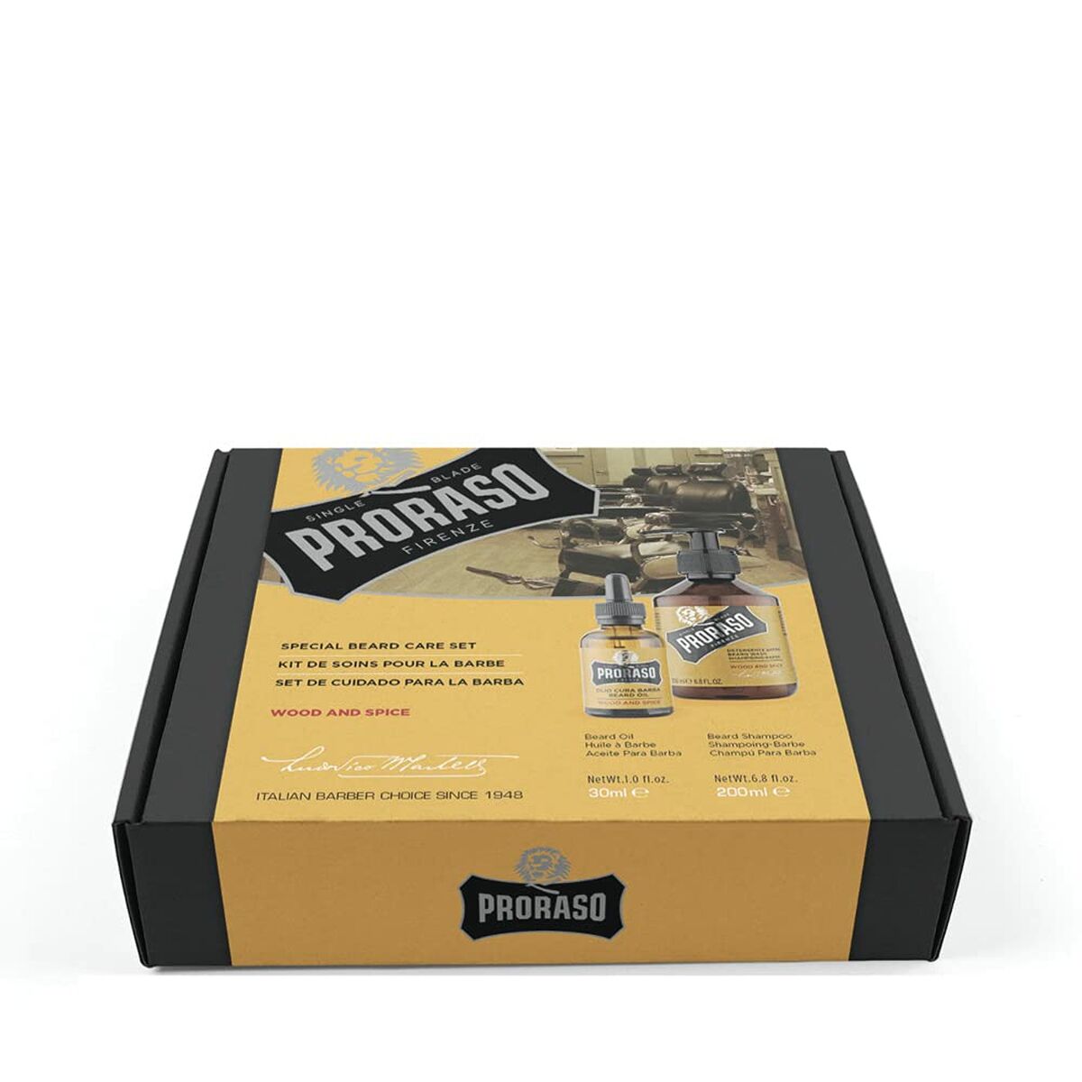 Набор для ухода за бородой Proraso Wood & Spice 2 Предметы-3