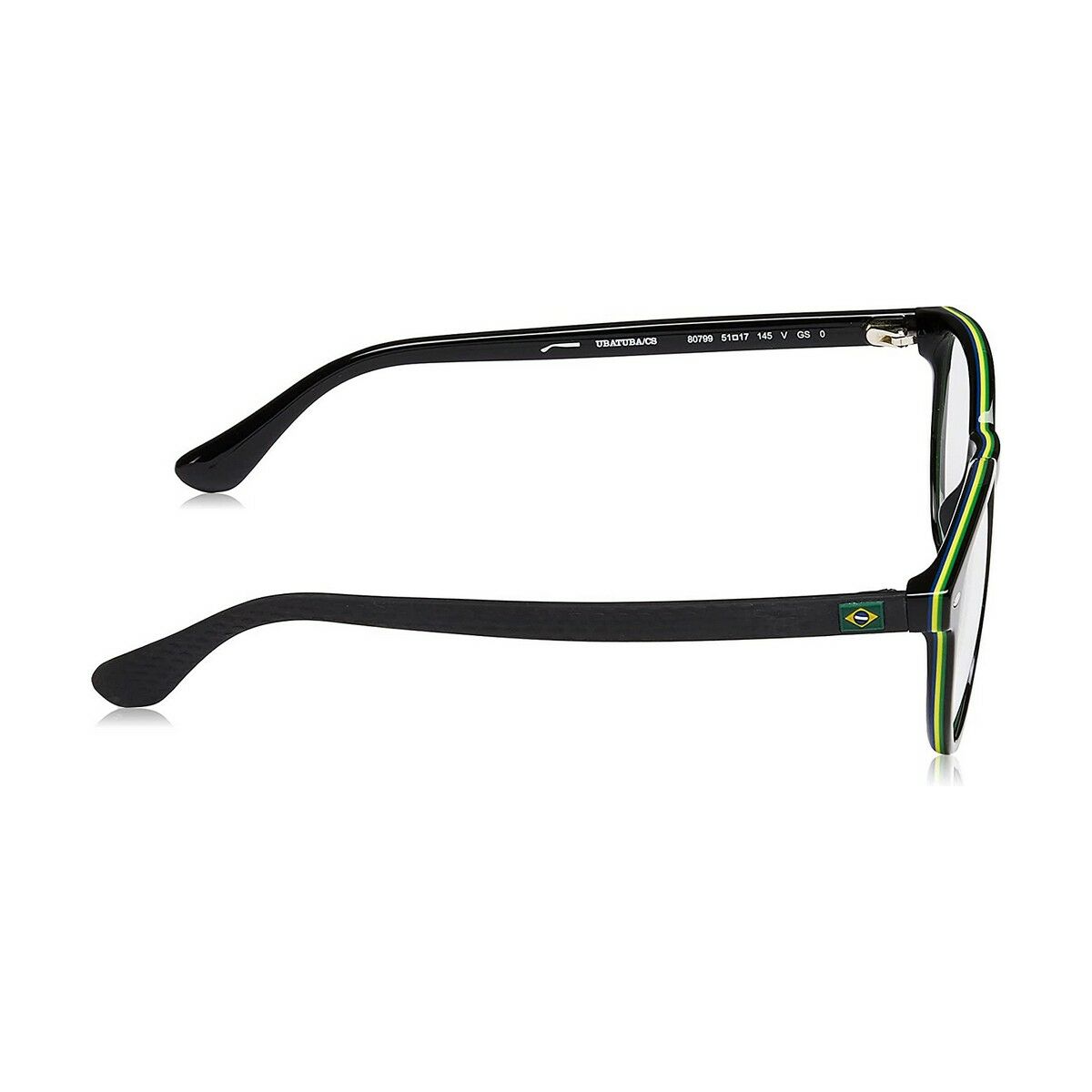 Мужская Оправа для очков Havaianas UBATUBA-CS-807-UZ Чёрный Красный Ø 51 mm-3