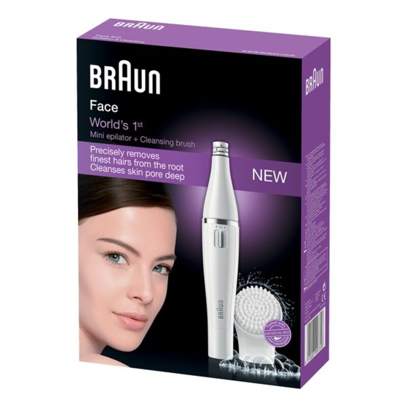 Электрический чистящий эпилятор для лица Braun Face 810-8