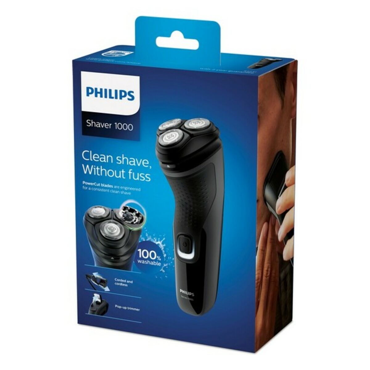 Машинка для стрижки бороды Philips S1131/41 Powertouch-4