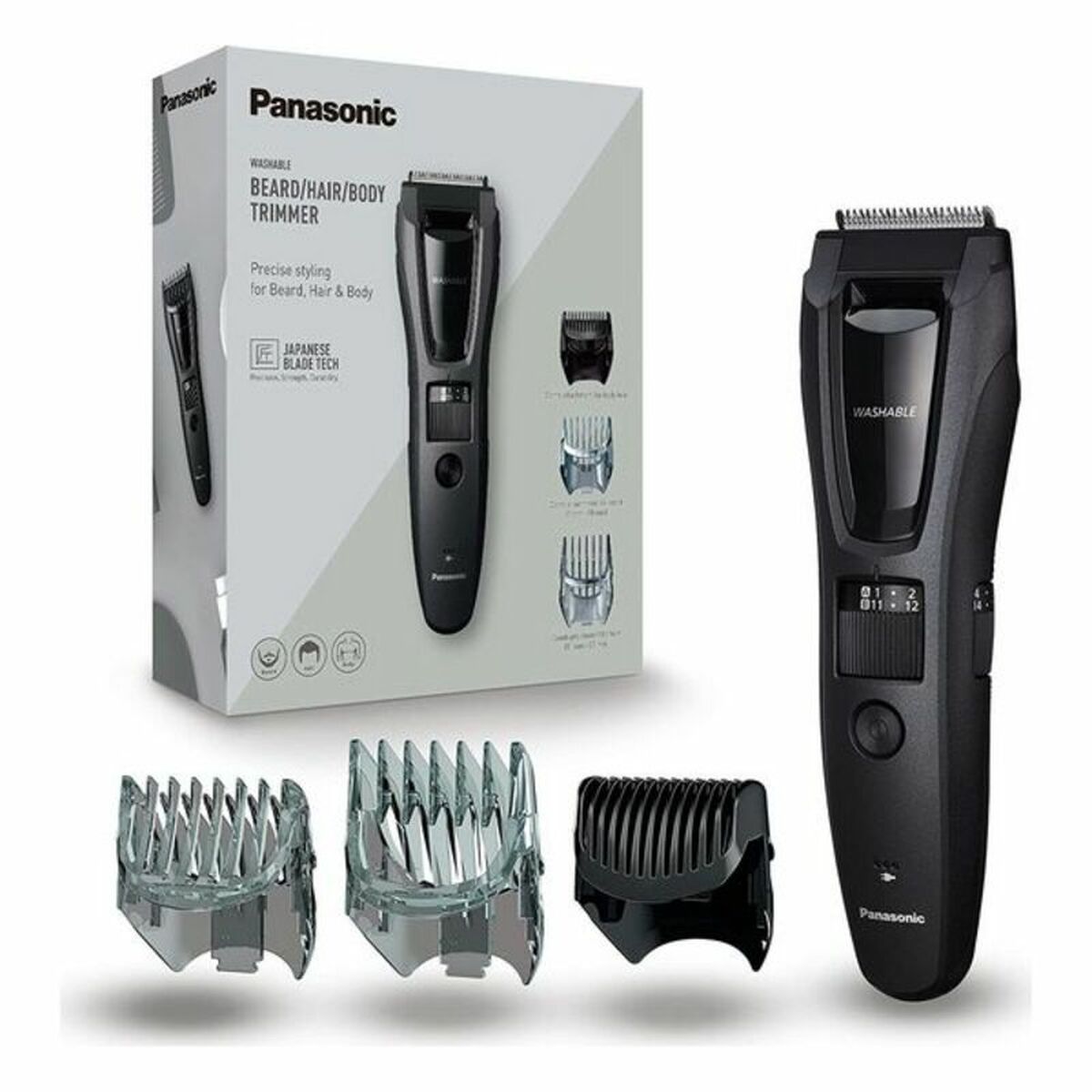Беспроводная бритва Panasonic Corp. ERGB62H503 0.5 mm Чёрный-7