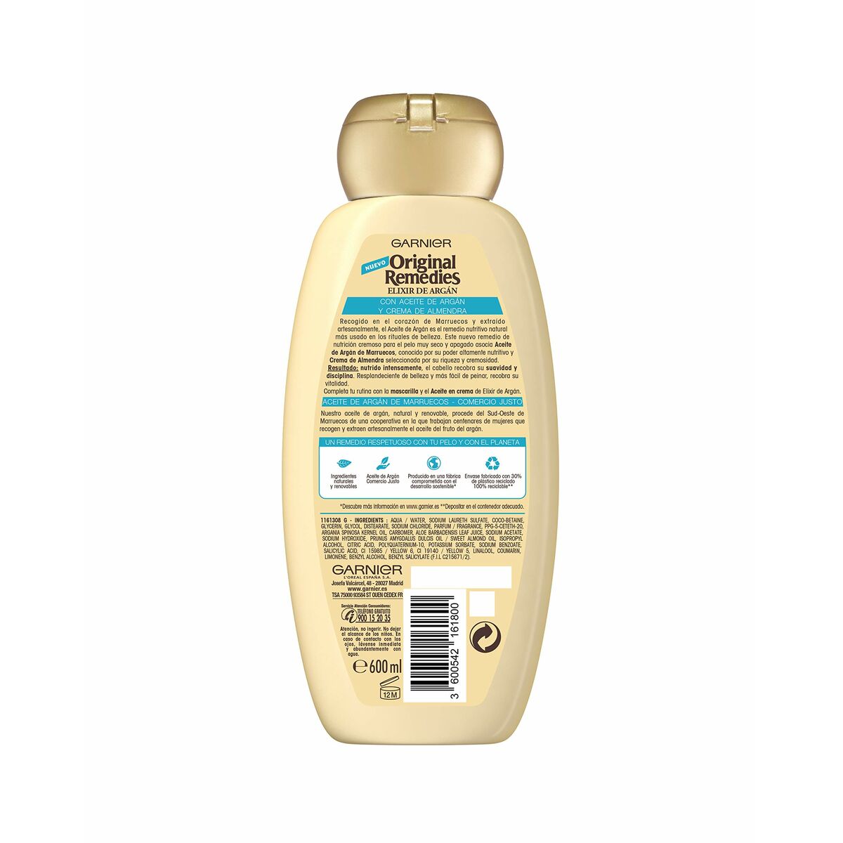 Питательный шампунь Garnier Original Remedies 600 ml-2
