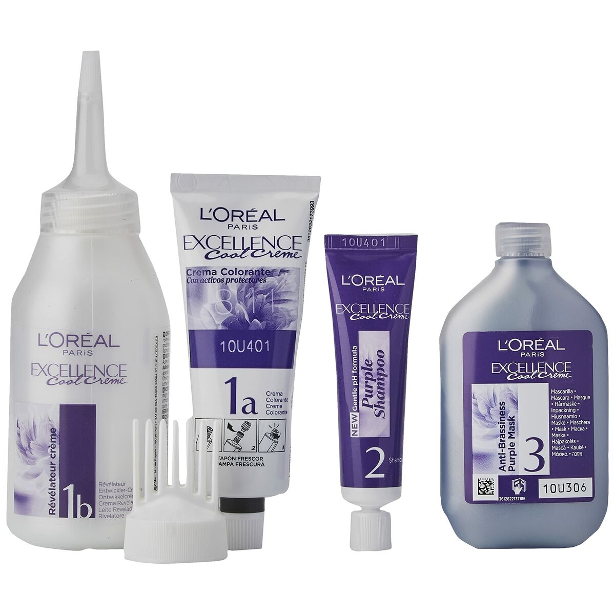 Перманентный крем-краска L'Oreal Make Up Excellence 8,11 Светлый золотисто-пепельный 192 ml-2